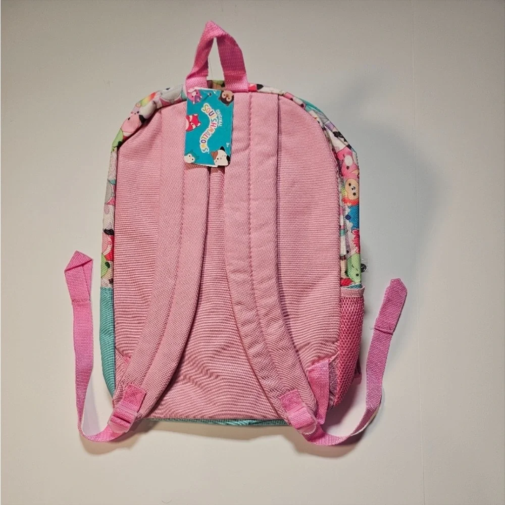Squishmallows Pink and Blue Backpack Set